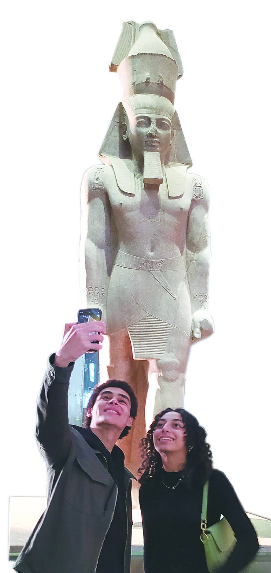 在大埃及博物馆穿越5000年